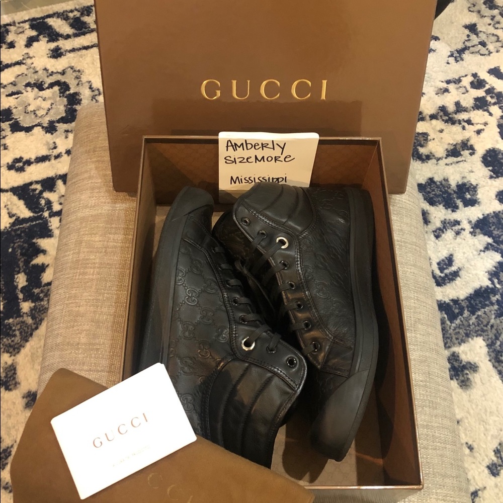 Gucci high top sneakers